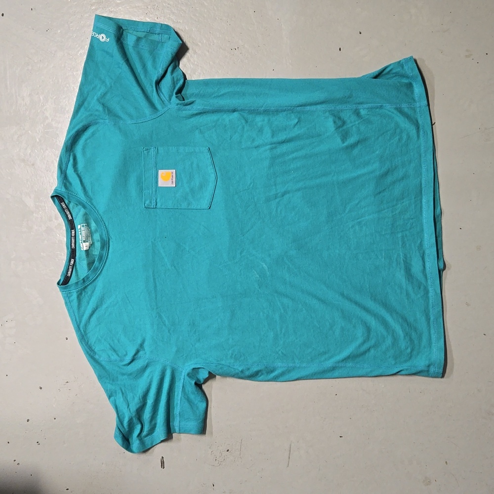 Carhartt large shortsleeve workshirt turqoise